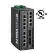 Hardened Managed 12-Port Gigabit PoE and 4-Port 10G SFP+ Ethernet Switch